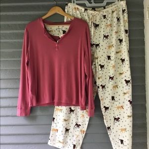 *Final Price* Soft Top, Brushed Flannel Bottoms